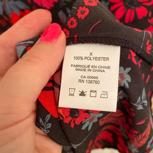 NWOT - Penningtons Floral pattern tank - sz X - Picture 3 of 4